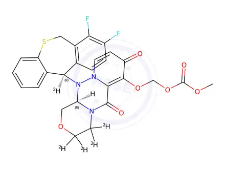 Chemical structure of Baloxavir Marboxil Impurity 230