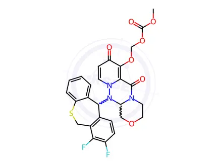 Chemical structure of Suraxavir Marboxil Impurity 31
