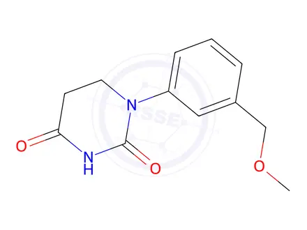 Chemical structure of 1-[3-(methoxymethyl)phenyl]hexahydropyrimidine-2,4-dione