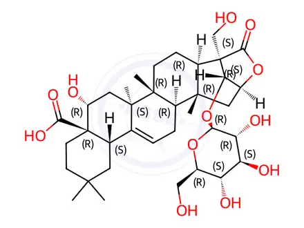 Chemical structure of Platycoside M-1