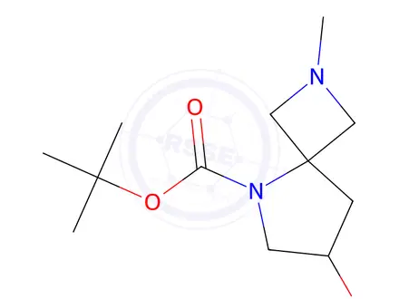 Chemical structure of Tert-butyl 7-hydroxy-2-methyl-2,5-diazaspiro[3.4]Octane-5-carboxylate