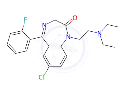 Chemical structure of Flurazepam