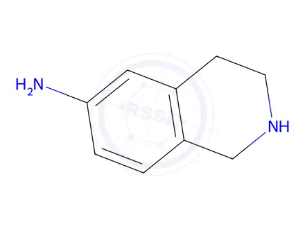 Chemical structure of 6-Amino-1,2,3,4-tetrahydroisoquinoline