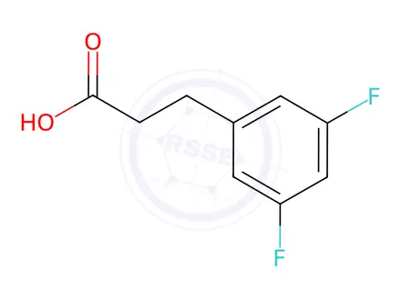 Chemical structure of 3-(3,5-Difluoro-phenyl)-propionic acid