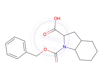 Chemical structure of 1-[(benzyloxy)carbonyl]-octahydro-1h-indole-2-carboxylic acid
