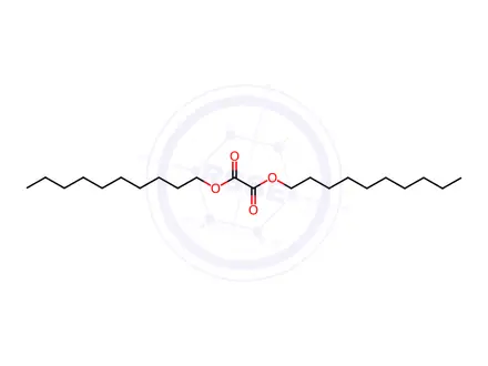 Chemical structure of Ethanedioic acid, 1,2-didecyl ester