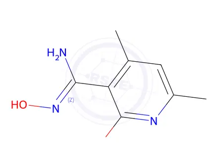 Chemical structure of (z)-n'-hydroxy-4,6-dimethyl-2-oxo-1,2-dihydropyridine-3-carboximidamide
