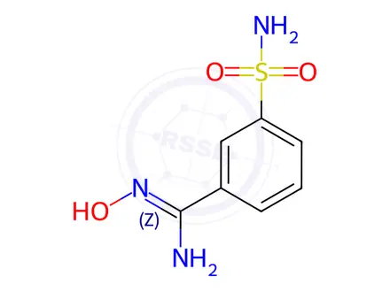 Chemical structure of N'-Hydroxy-3-sulfamoylbenzimidamide