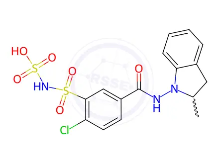Chemical structure of Indapamide Impurity 98