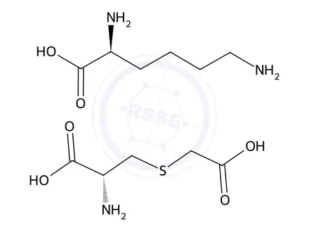Chemical structure of L-Lysine S-(Carboxymethyl)-L-Cysteine