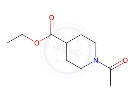 Chemical structure of Ethyl 1-acetylpiperidine-4-carboxylate