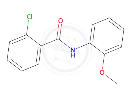 Chemical structure of 2-Chloro-N-(2-methoxyphenyl)benzamide
