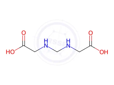 Chemical structure of Glycine, N,N-methylenebis-(9CI)