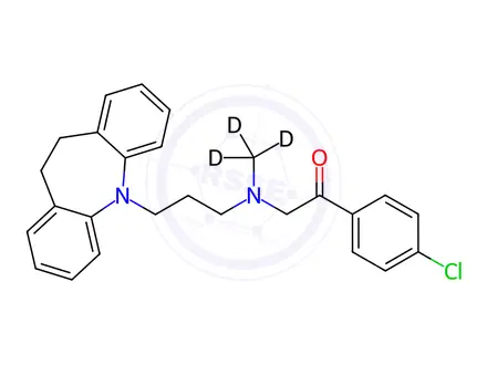 Chemical structure of Lofepramine-d3
