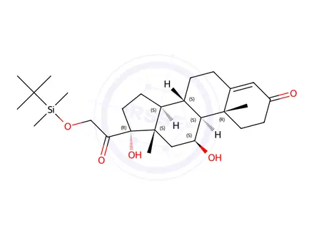 Chemical structure of Hydrocortisone Impurity 60