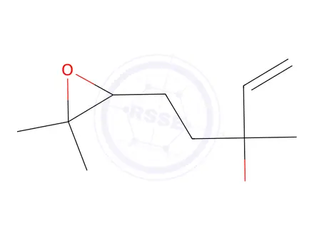 Chemical structure of Oxiranepropanol,alpha-ethenyl-alpha,3,3-trimethyl-(9CI)