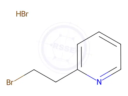 Chemical structure of 2-(2-Bromoethyl)pyridine hydrobromide