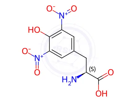 Chemical structure of Dinitro-L-Tyrosine