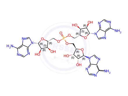 Chemical structure of Adenosine Impurity 142