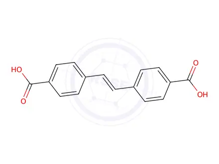 Chemical structure of (Z)-4,4'-(Ethene-1,2-diyl)dibenzoic acid