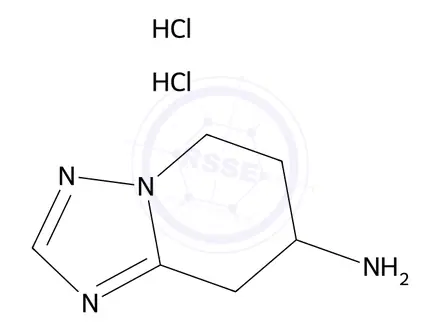 Chemical structure of 5,6,7,8-Tetrahydro-[1,2,4]triazolo[1,5-a]pyridin-7-amine Dihydrochloride