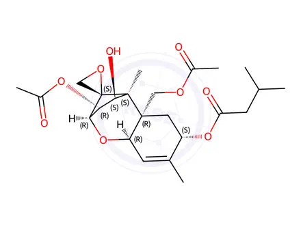 Chemical structure of ISO T-2 TOXIN