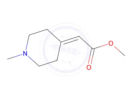 Chemical structure of methyl 2-(1-methylpiperidin-4-ylidene)acetate