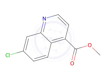 Chemical structure of Methyl 7-chloroquinoline-4-carboxylate