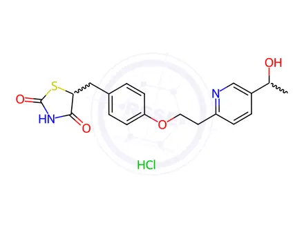 Chemical structure of 1-Hydroxy Pioglitazone Hydrochloride