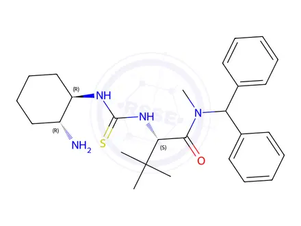 Chemical structure of (2S)-2-[[[[(1R,2R)-2-aMinocyclohexyl]aMino]thioxoMethyl]aMino]-N-(diphenylMethyl)-N,3,3-triMethyl-ButanaMide