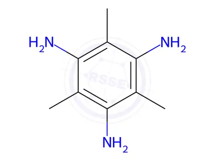 Chemical structure of 2,4,6-Mesitylenetriamine