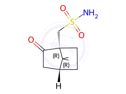 Chemical structure of (1S)-(+)-10-Camphorsulfonamide