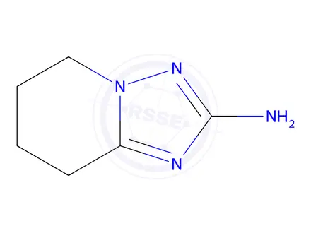 Chemical structure of 5H,6H,7H,8H-[1,2,4]triazolo[1,5-a]pyridin-2-amine