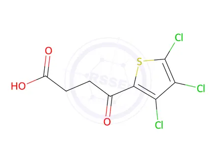 Chemical structure of 4-Oxo-4-(3,4,5-trichlorothiophen-2-yl)butanoic acid
