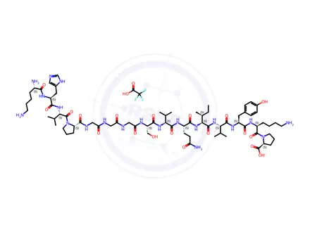 Chemical structure of Tau Peptide (298-312)