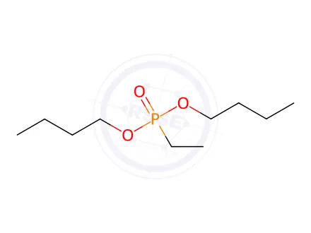 Chemical structure of Phosphonic acid, ethyl-, dibutyl ester