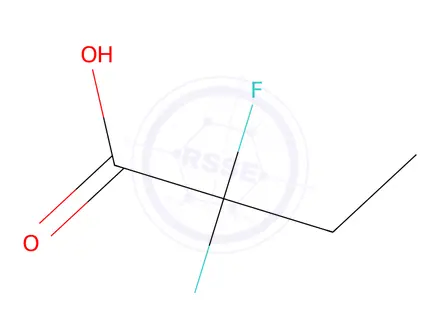 Chemical structure of 2,2-Difluorobutanoic acid