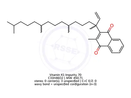 Chemical structure of Vitamin K1 Impurity 247