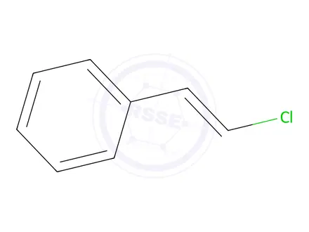 Chemical structure of chlorovinylbenzene