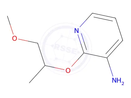 Chemical structure of 2-((1-Methoxypropan-2-yl)oxy)pyridin-3-amine