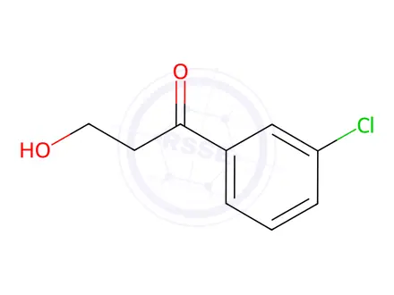 Chemical structure of 1-(3-Chlorophenyl)-3-hydroxypropan-1-one