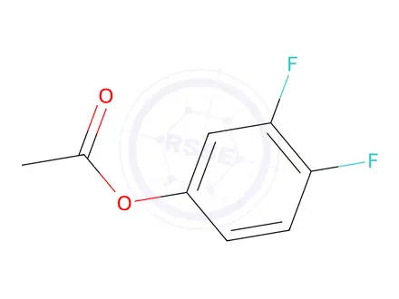 Chemical structure of 2,4-Difluorophenyl acetate