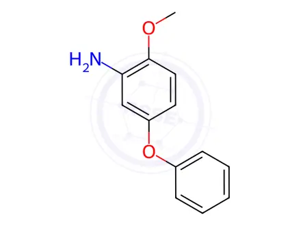Chemical structure of 2-methoxy-5-phenoxyaniline