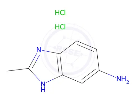 Chemical structure of 2-Methyl-1H-benzo[D]imidazol-5-amine Dihydrochloride