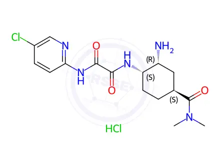 Chemical structure of Edoxaban Impurity 54 Hydrochloride