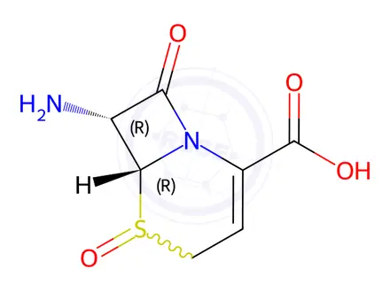 Chemical structure of Ceftizoxime Sodium Impurity 48