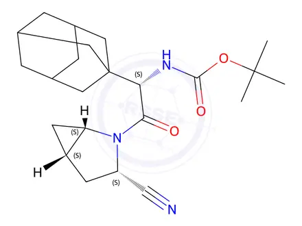 Chemical structure of Saxagliptin Impurity 25