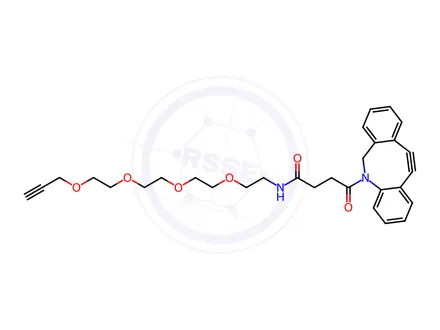 Chemical structure of DBCO-PEG4-alkyne