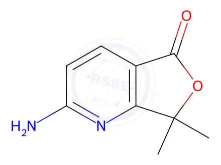 Chemical structure of 2-Amino-7,7-Dimethylfuro[3,4-B]Pyridin-5(7H)-One