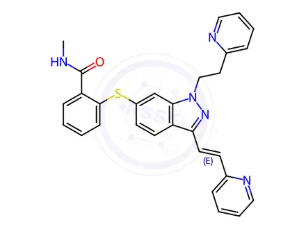 Chemical structure of Axitinib Impurity 122